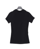 Lasso Eyelet Lettering Collar Tee