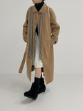 Peach Stripe Long Muffler