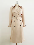 Azel Double Long Trench Coat