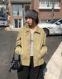 Posie Washed Cotton Blouson Jacket