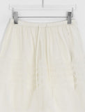 Juril Mesh Frill Tiered Elastic Midi Skirt