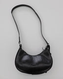 Tapa Leather Ring Hobo Shoulder Bag