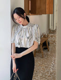 Repel Shirring Pattern Blouse