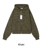 Bellos Camo Hood Zip-Up