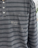 Quen ST Pigment Henley Neck T-Shirt