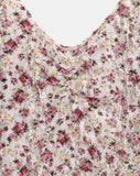 Bianca Flower Three Quarter T-shirt