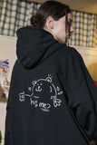 Hug Me Embroidery Hood