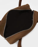 Hittite Suede Stitch Tote Shoulder Bag