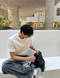 Basic Soft Layered Short Sleeve Tee