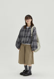 [BAONHAUS] Nakiki Check Zip-Up Jumper