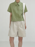 Andy Minimal Cropped Shirt
