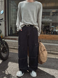 Abe Raw Stitch Cargo Denim Pants