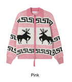 Dien Cowichan Collar Knit Zip-Up