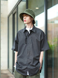 MATCH OVER FIT HALF SHIRT