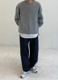 Round Slit Zipper Balloon Acrylic Knitwear