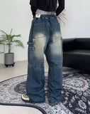 Evan Carpenter Washing Banded Denim Pants