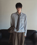 Linear Crop Stripe Shirt