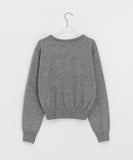 Qkel Color Round Knit Cardigan