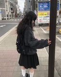 Anul Cable Hood Knit Zip-Up