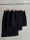 Miato brushed H-line skirt
