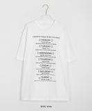 [unisex] Senichi lettering over short sleeve tee