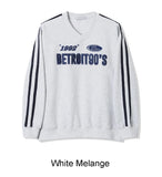 Paz V-neck embroidery sweatshirt