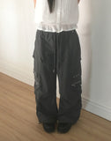 Moon Moon Stud Two Way Cargo Pocket Banding Pants
