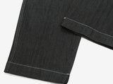 Bunny one-tuck back banding raw denim