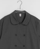 [BAONHAUS] Pironi Double Short Sleeve Blouse