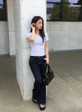 Cuba Stud Buckle Leather Shoulder Bag
