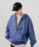 Over Drop Heavy Cotton Hood Zip-Up