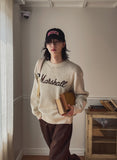 Marshall Lettering Long Sleeve Knit