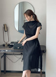 Forven Hanek Wrinkle Banding Wrap Long One Piece