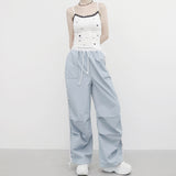 Miffne String Pintuck Line Pants