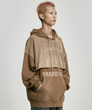[PBA] Arch Logo Washed Layered Hoodie