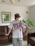 Helmo Star Printing Over Short Sleeve Tee