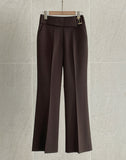 Wadia Boucle Semi Bootcut Slacks