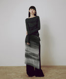 Sheer Jovian Wrap Skirt