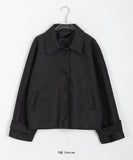 Nilan raglan collar short coat