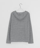 Burhit Unbalance Ribbed Hoodie
