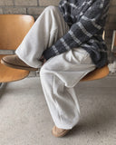 Laru Patch Wide String Brushed Training Pants