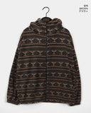 Unin Vintage Nordic Fleece-Two-Way Hood Zip-Up