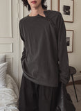 Bor Pigment Snap Long Sleeve
