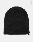 Kaiko pleats pleated turtleneck long beanie