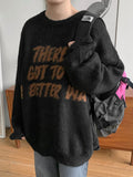 [unisex] Onpu Lettering Over Knit