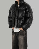 Celine leather short padding