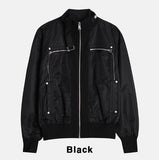 Hi-Lo Zipper Banded Jacket
