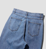 Washed Tapered Denim Pants