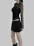 Epo See-through Shirring Tee