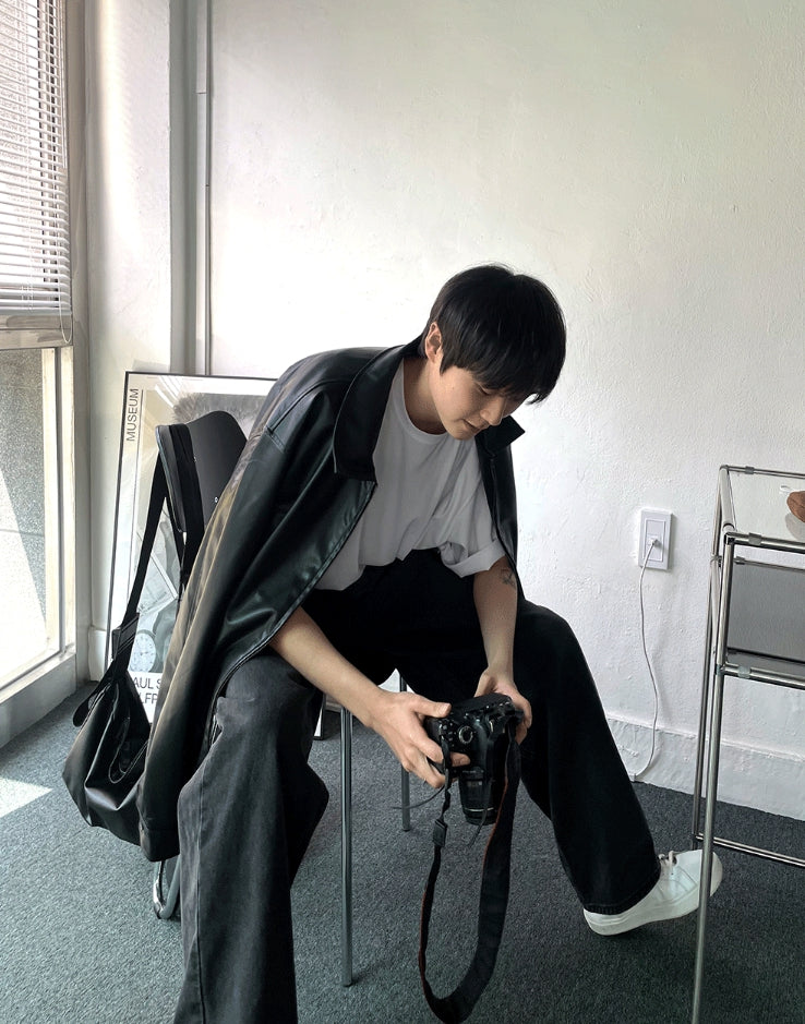【COSYHARU】Milut leather two-way jacket COSYHARU (コシハル) - ミロットレザーツーウェイジャケット